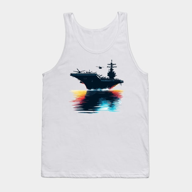 Aircraft carrier Tank Top by Vehicles-Art